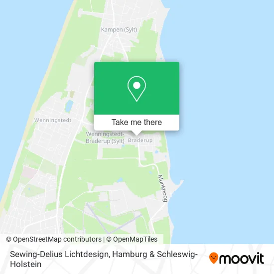 Карта Sewing-Delius Lichtdesign