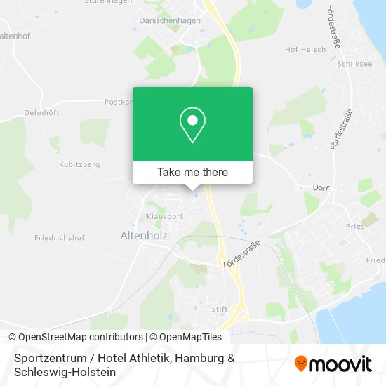 Sportzentrum / Hotel Athletik map