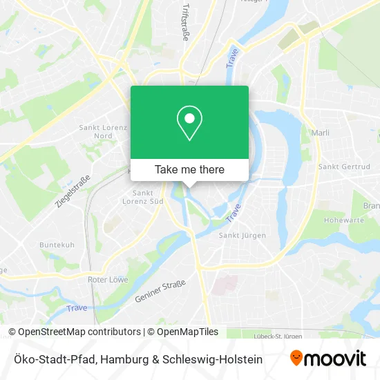 Карта Öko-Stadt-Pfad