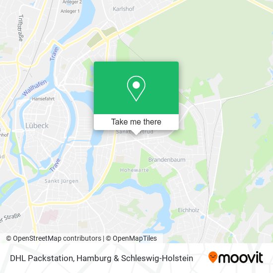 DHL Packstation map