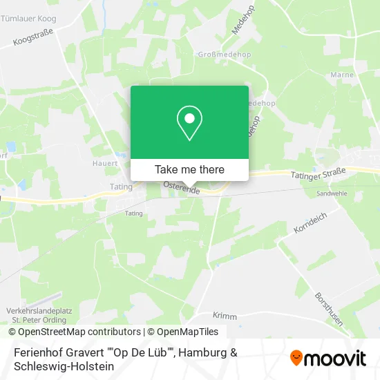 Карта Ferienhof Gravert ""Op De Lüb""