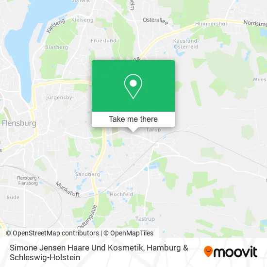 Карта Simone Jensen Haare Und Kosmetik