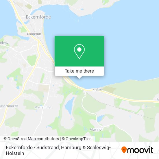 Eckernförde - Südstrand map