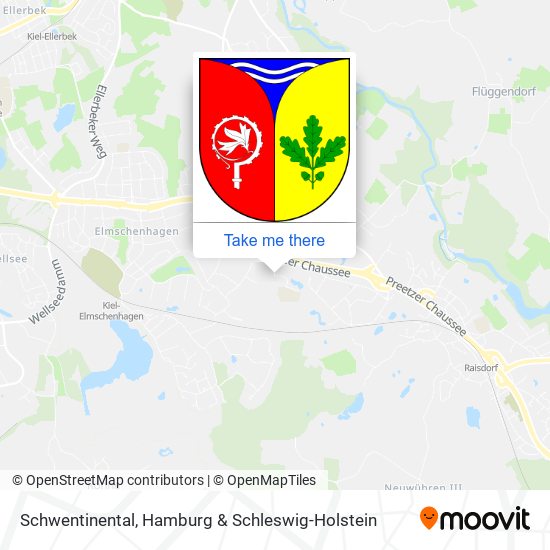 Schwentinental map