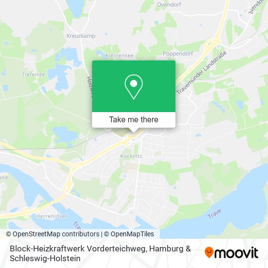Block-Heizkraftwerk Vorderteichweg map
