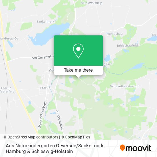 Ads Naturkindergarten Oeversee / Sankelmark map
