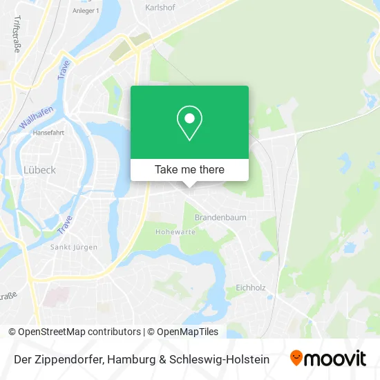 Карта Der Zippendorfer