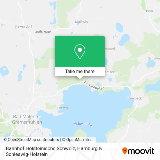 Карта Bahnhof Holsteinische Schweiz