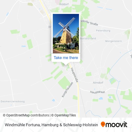 Windmühle Fortuna map