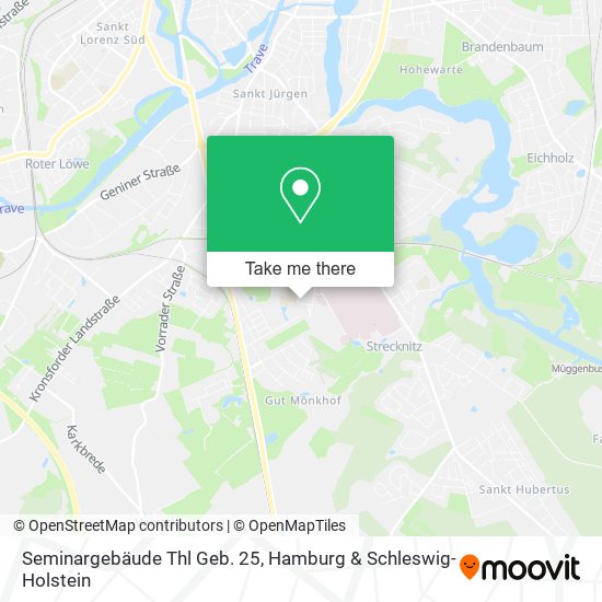 Seminargebäude Thl Geb. 25 map