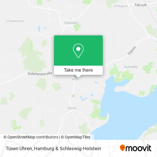 Карта Tüxen Uhren