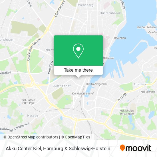 Akku Center Kiel map