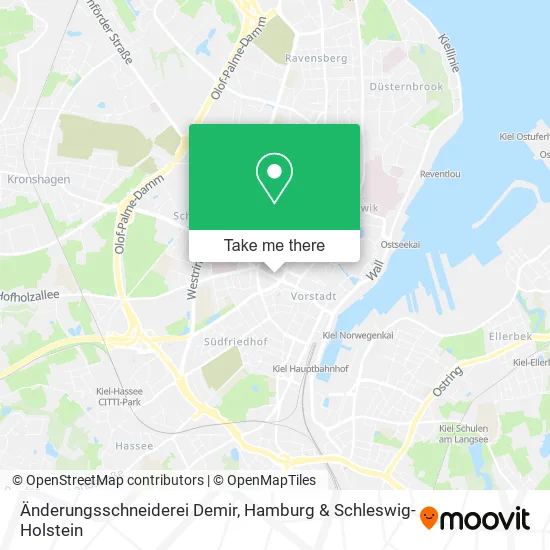 Карта Änderungsschneiderei Demir