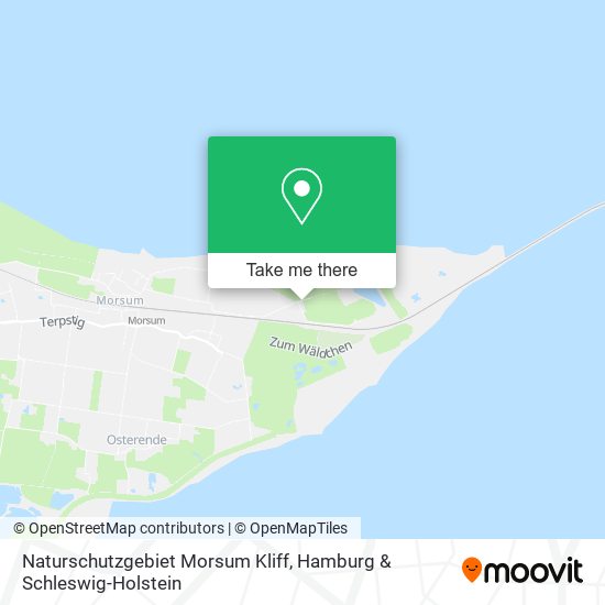 Naturschutzgebiet Morsum Kliff map
