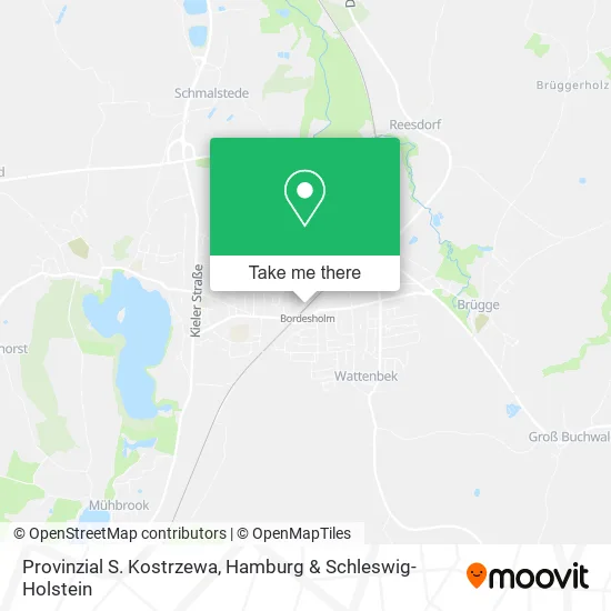 Карта Provinzial S. Kostrzewa