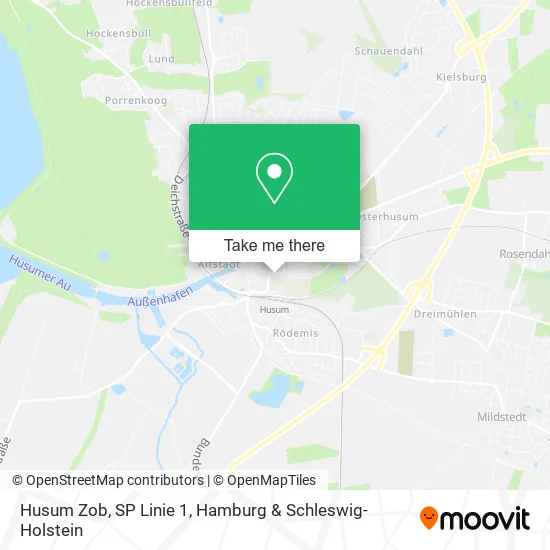 Карта Husum Zob, SP Linie 1