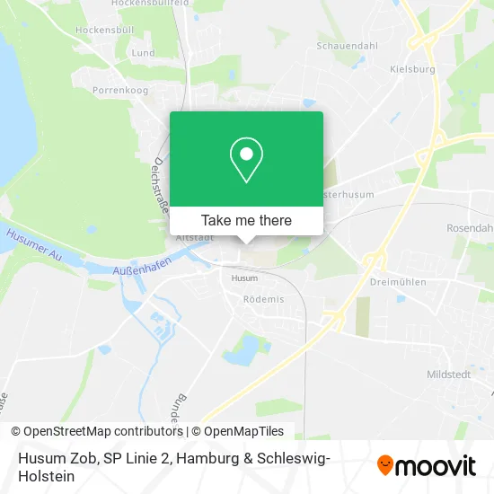 Карта Husum Zob, SP Linie 2