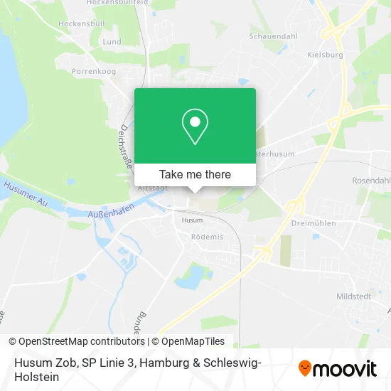 Карта Husum Zob, SP Linie 3