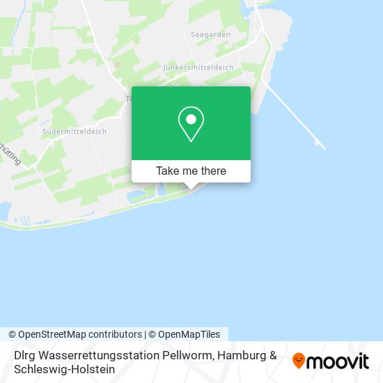 Dlrg Wasserrettungsstation Pellworm map