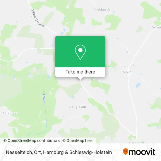 Карта Nesselteich, Ort