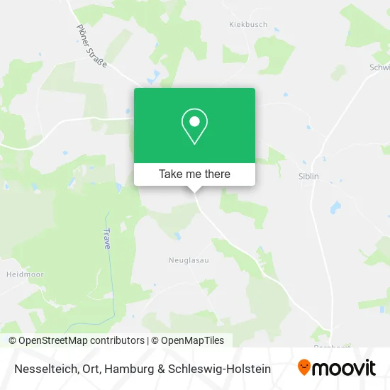 Карта Nesselteich, Ort