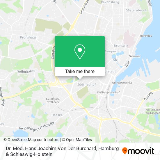 Dr. Med. Hans Joachim Von Der Burchard map