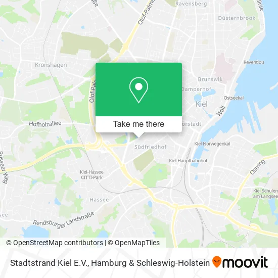 Карта Stadtstrand Kiel E.V.