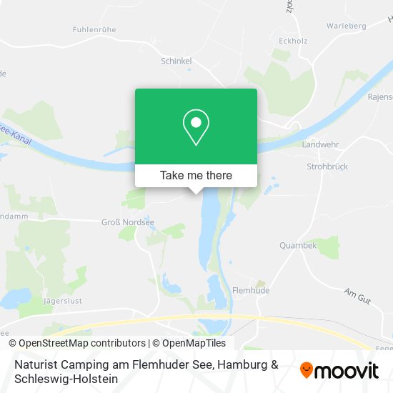 Карта Naturist Camping am Flemhuder See