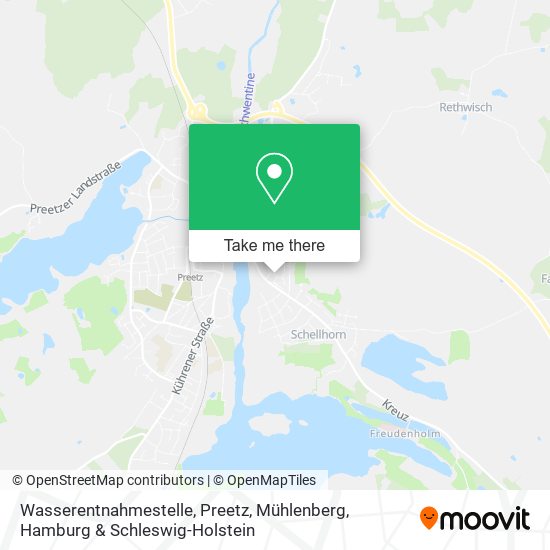Wasserentnahmestelle, Preetz, Mühlenberg map