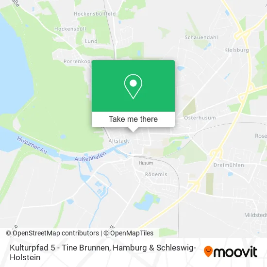 Карта Kulturpfad 5 - Tine Brunnen