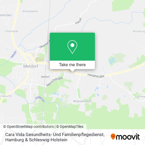 Cara Vida Gesundheits- Und Familienpflegedienst map