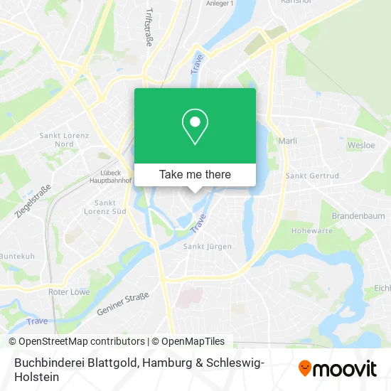 Карта Buchbinderei Blattgold