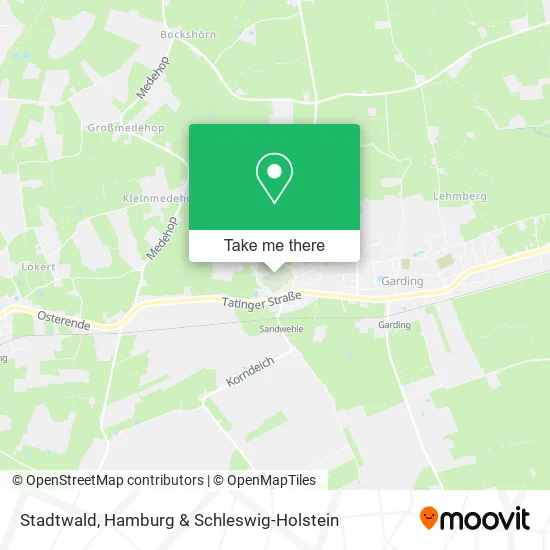 Карта Stadtwald