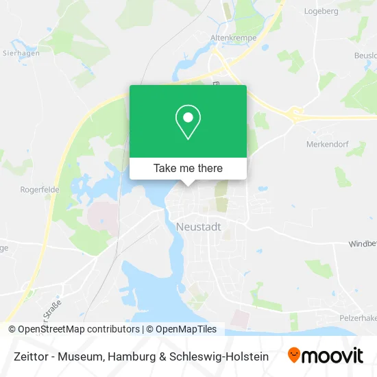 Карта Zeittor - Museum