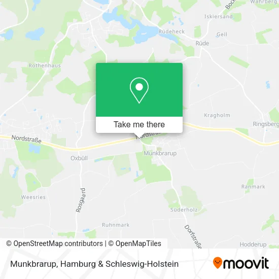 Munkbrarup map