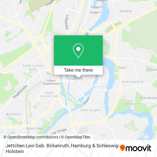 Jettchen Levi Geb. Birkenruth map