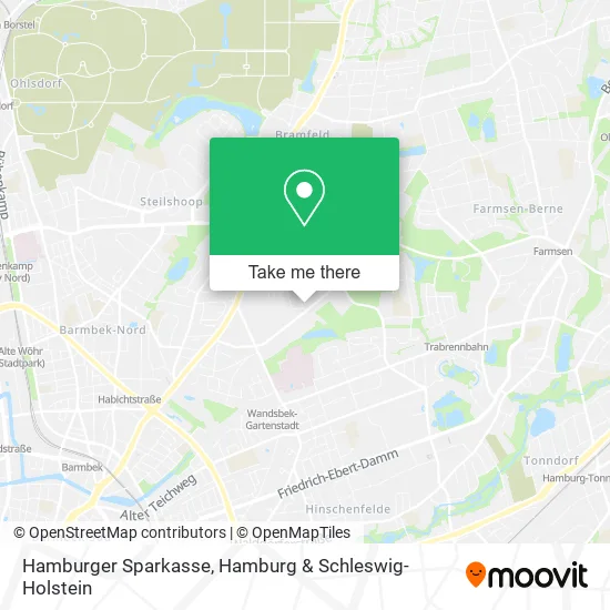 Карта Hamburger Sparkasse