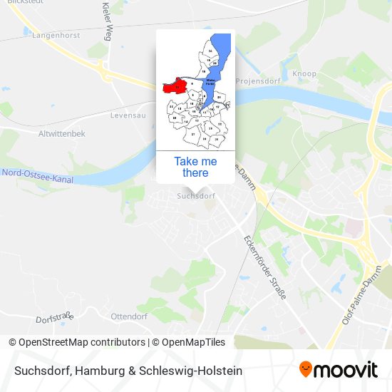 Suchsdorf map