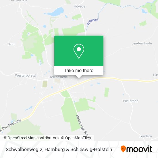 Schwalbenweg 2 map