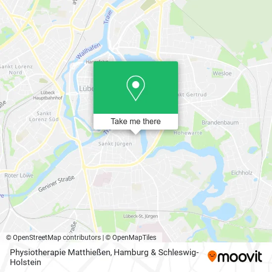 Карта Physiotherapie Matthießen