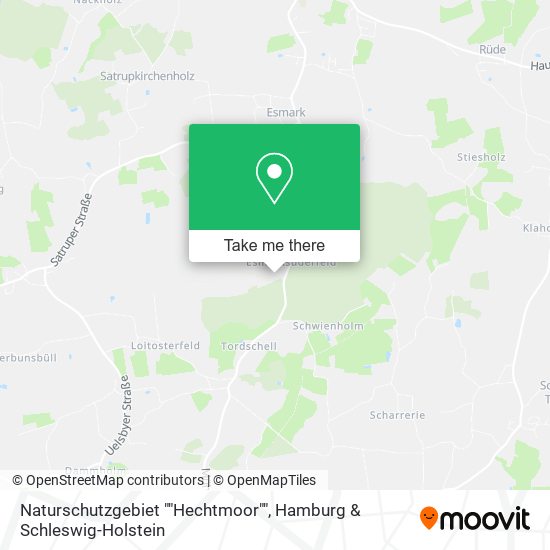 Naturschutzgebiet ""Hechtmoor"" map