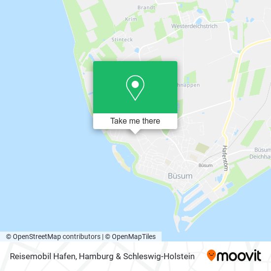 Reisemobil Hafen map