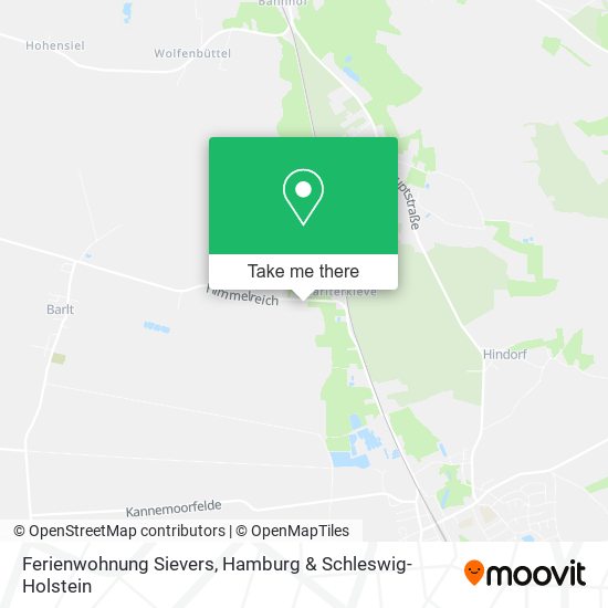 Ferienwohnung Sievers map