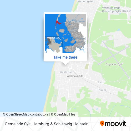 Gemeinde Sylt map