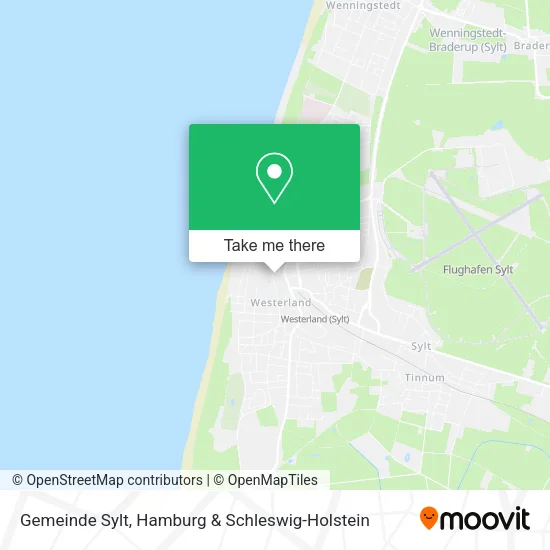 Карта Gemeinde Sylt