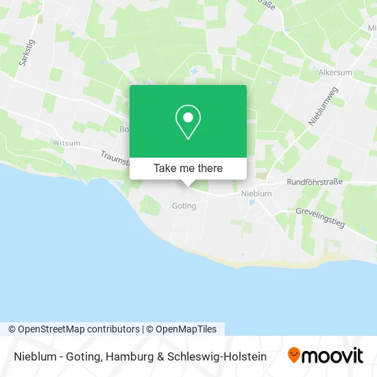 Карта Nieblum - Goting