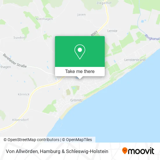 Карта Von Allwörden