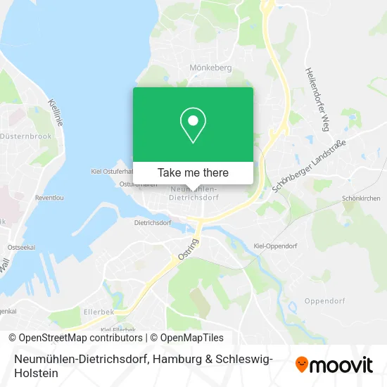 Карта Neumühlen-Dietrichsdorf