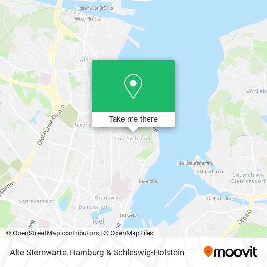 Карта Alte Sternwarte