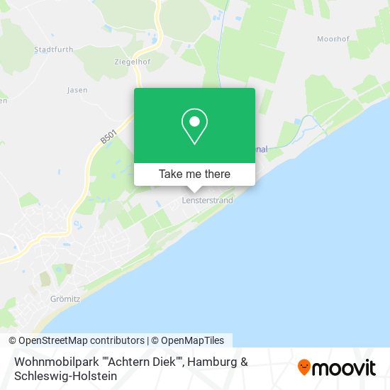 Wohnmobilpark ""Achtern Diek"" map